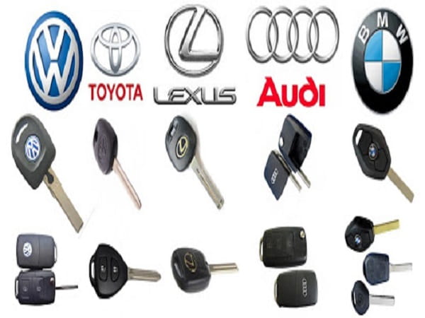 Các loại chìa khóa xe ô tô