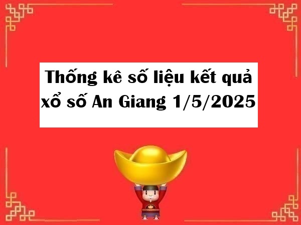 Thống kê số liệu kết quả xổ số An Giang 1/5/2025
